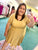 The Layla Dress - Mustard - 1X, 2X, & 3X
