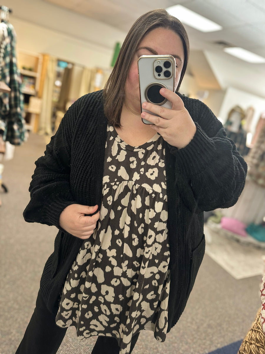 The PomPom Cardigan - Black - XL & XXL *FINAL SALE* – Cooper Road