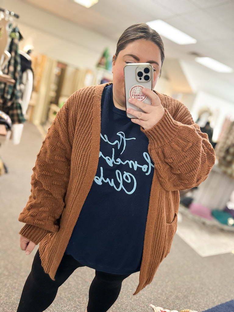 The PomPom Cardigan - XL & XXL