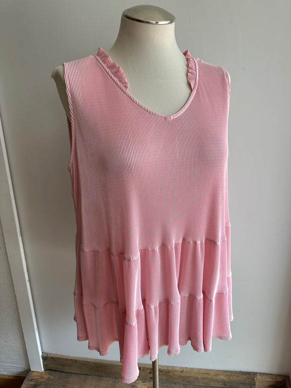 SECONDHAND 3X - ChicSoul Pink Tank