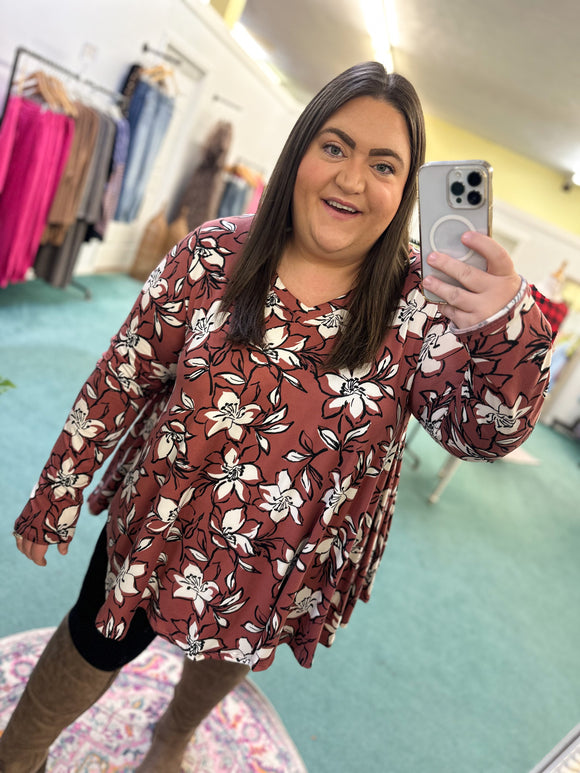 The Shayna Top - 3X, 4X, & 5X *FINAL SALE*