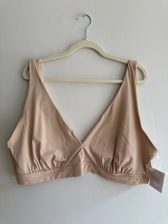SECONDHAND 4X - NWT Old Navy Bralette (Nude V-neck)