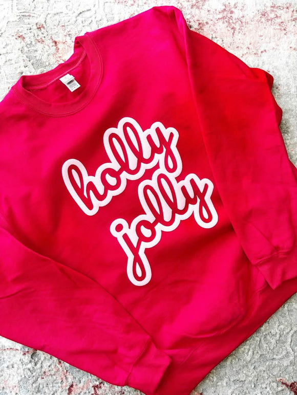 *PREORDER* Holly Jolly Crewneck - XL, 2XL, 3XL, 4XL, & 5XL