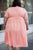 The Maxwell Midi Dress - Peach 1X, 2X, & 3X *FINAL SALE*