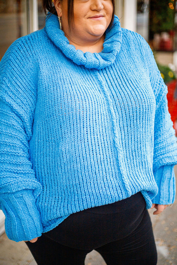 The Rylee Electric Blue Sweater